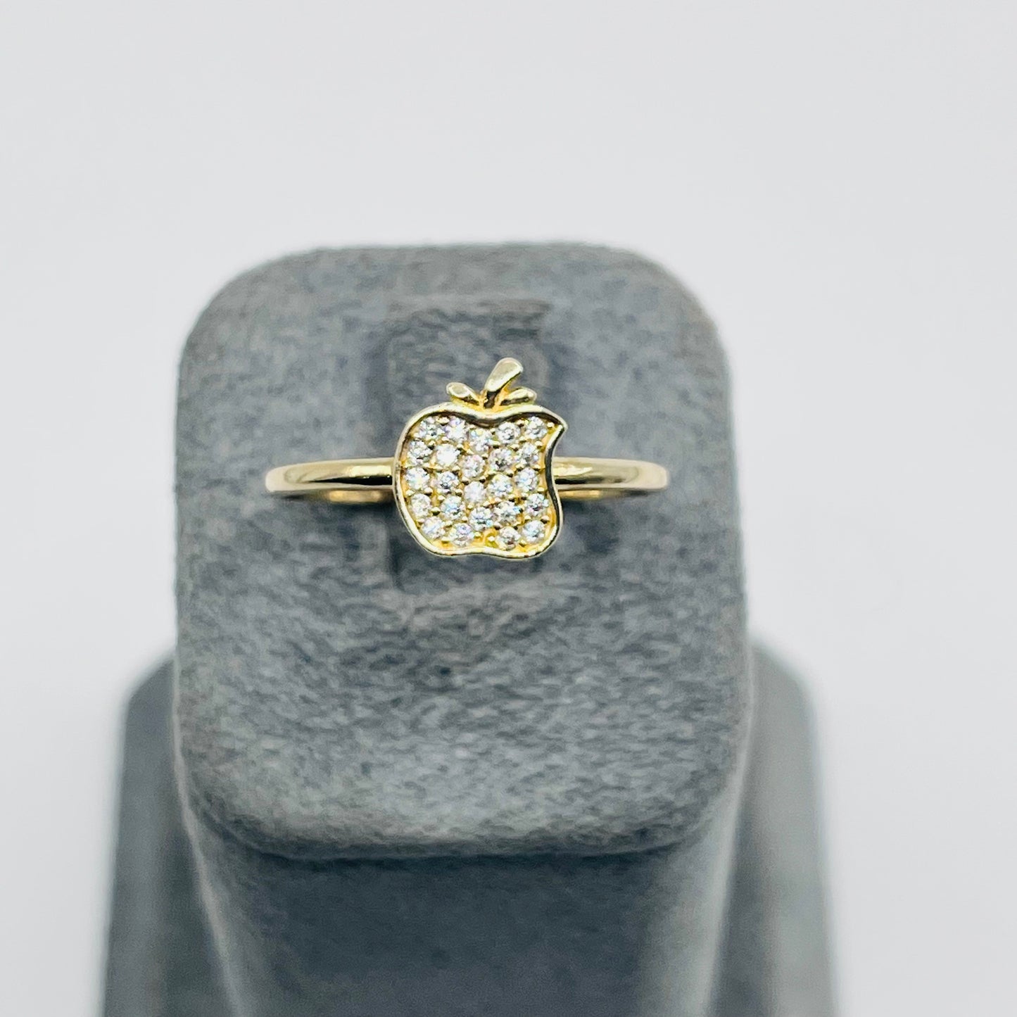 10K Gold Apple Ring