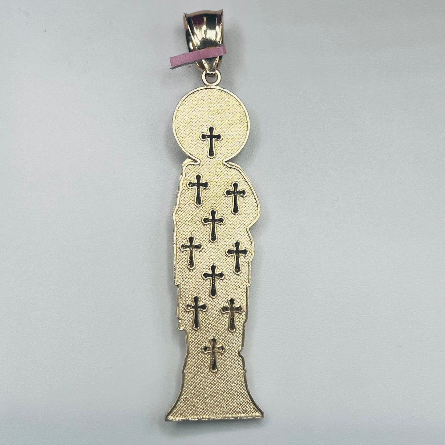 14K Gold San Judas Charm (L)