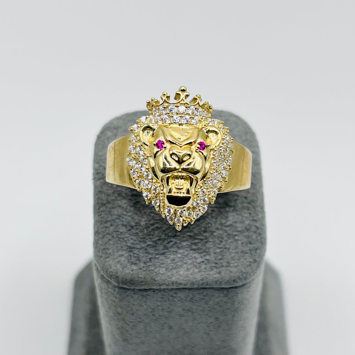 10K Gold King of The Jungle Ring