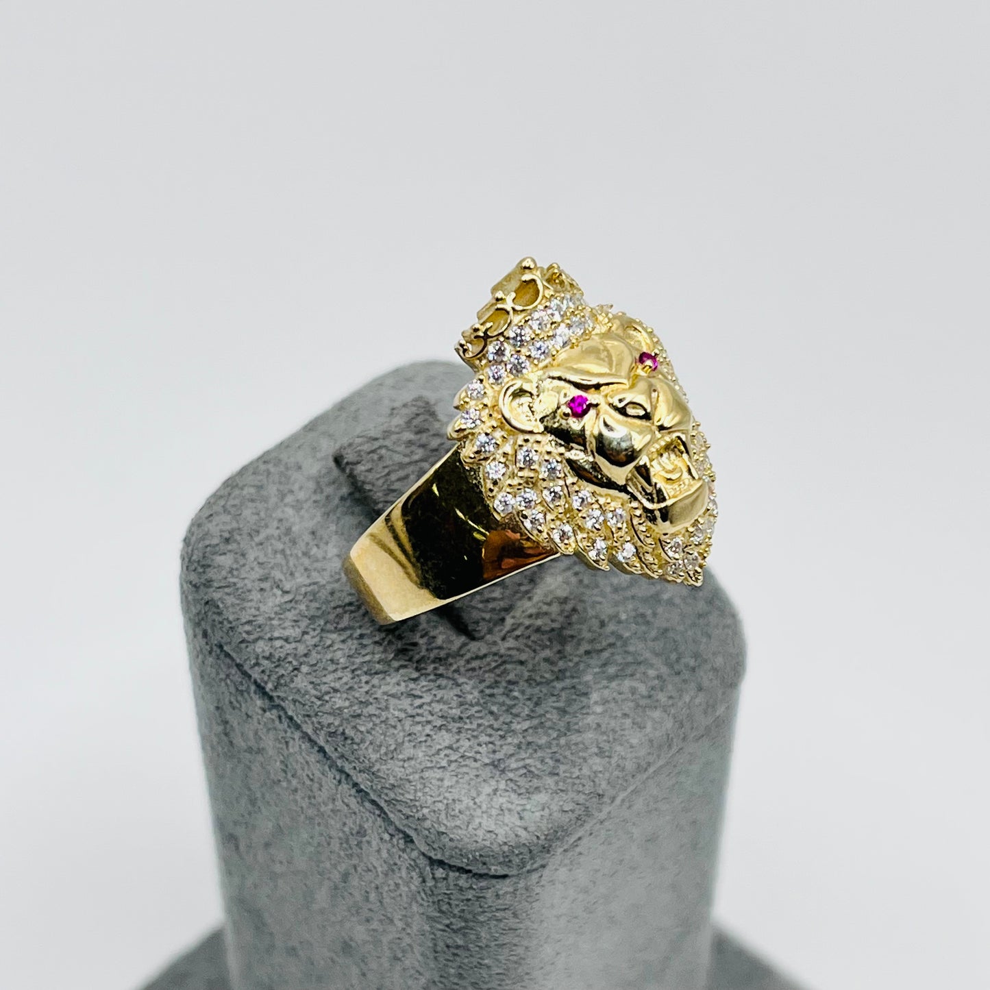 10K Gold King of The Jungle Ring