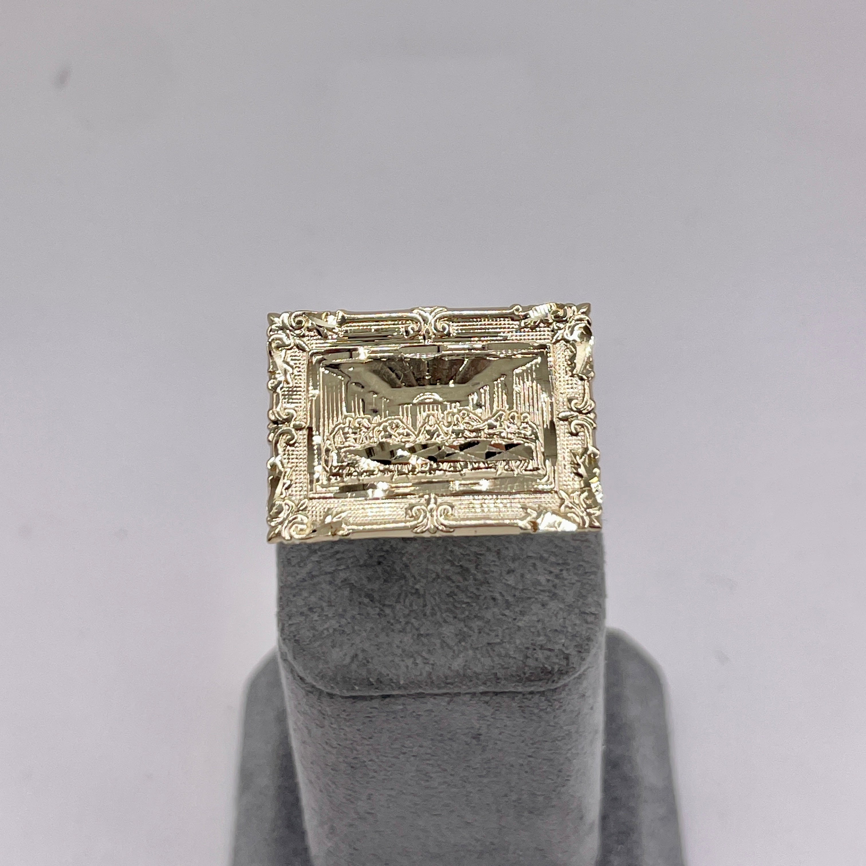 10K Gold Last Supper Ring – Candy Jewelers 10K Gold Last Supper Ring – Candy Jewelers