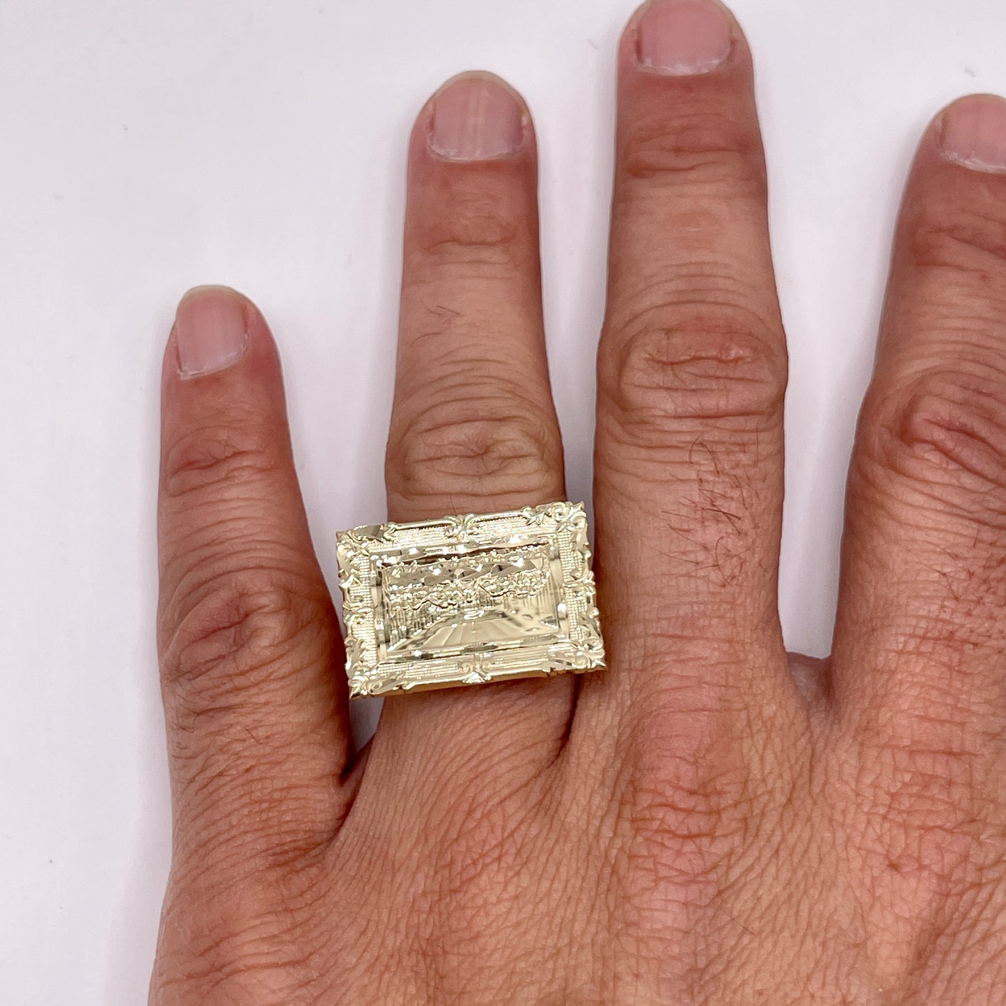 10K Gold Last Supper Ring