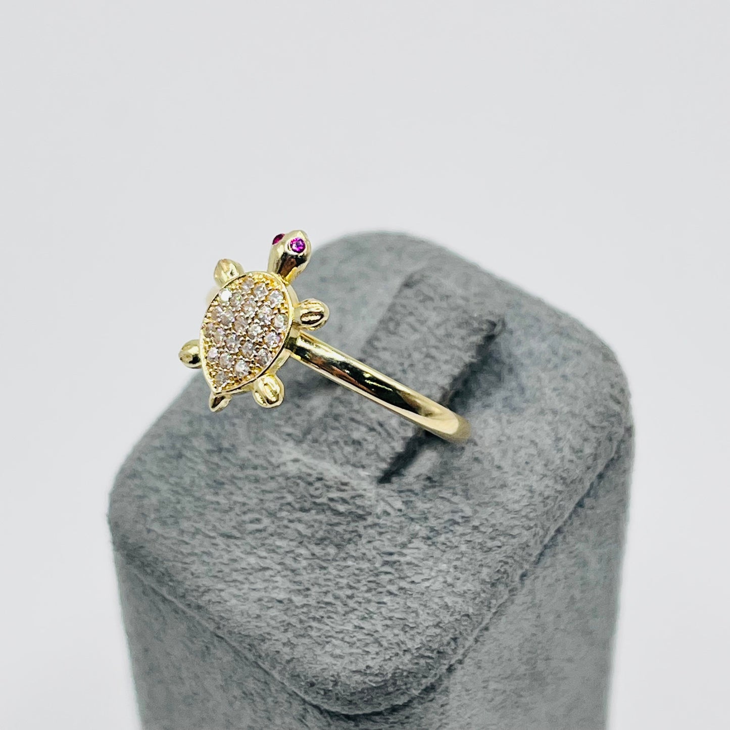 10K Gold Turtle Ring