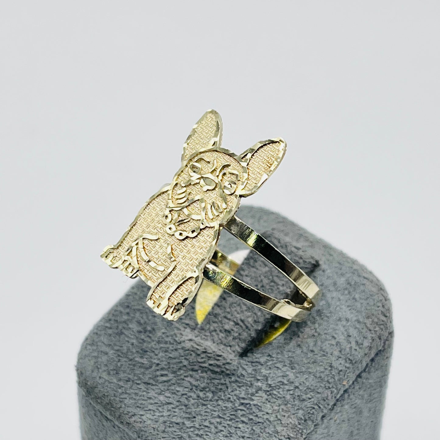 10K Gold Frenchie Ring