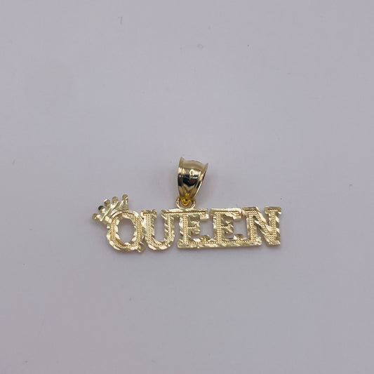 10K Gold Queen Charm (Sm)