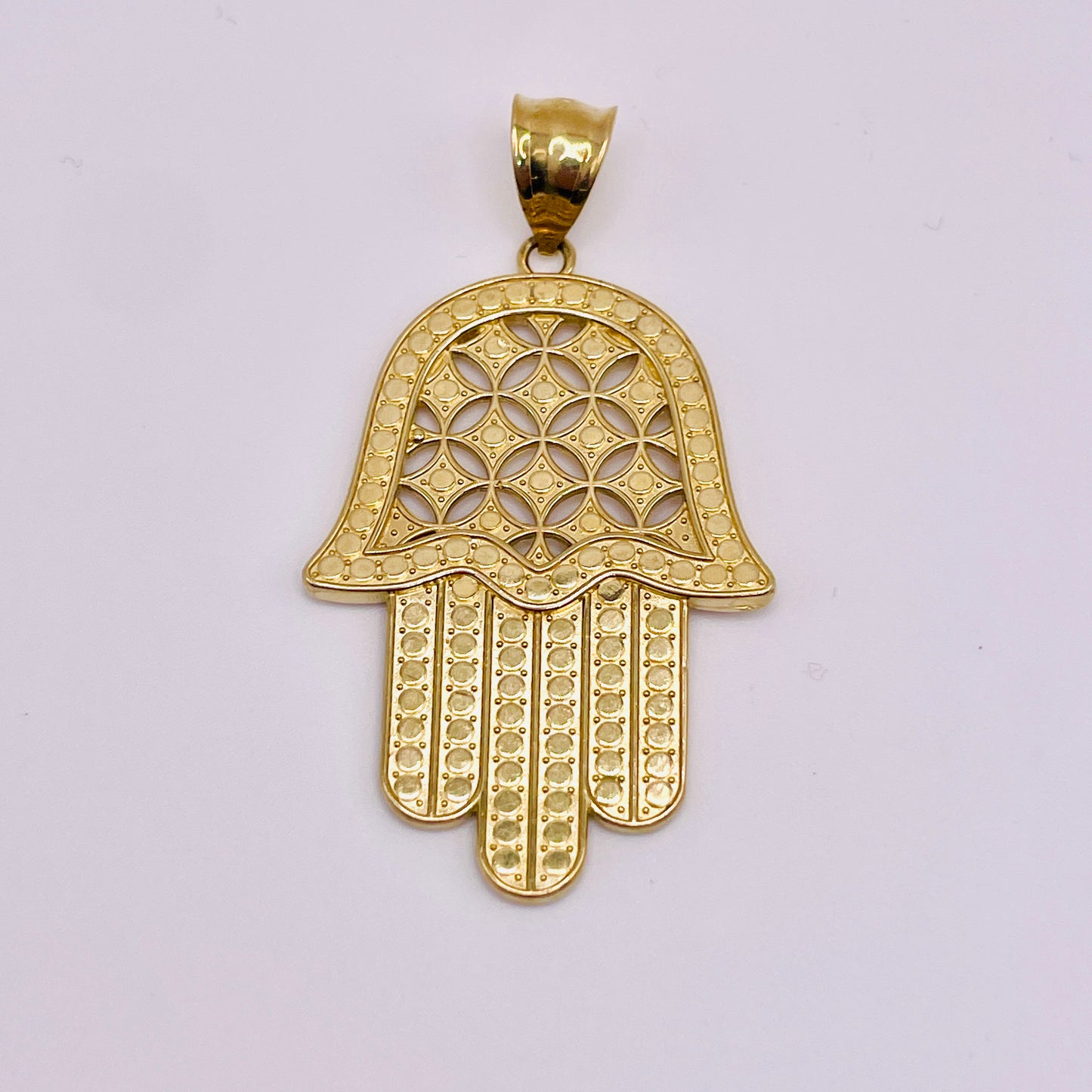 10K Gold Hamsa Charm (M)