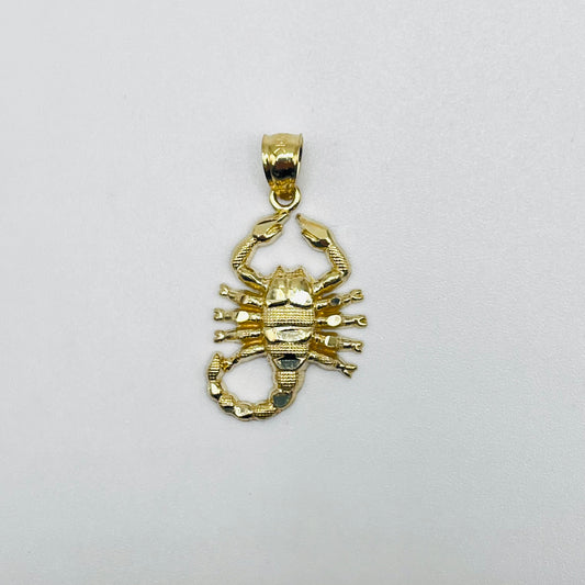 10K Gold Scorpion Charm (small)