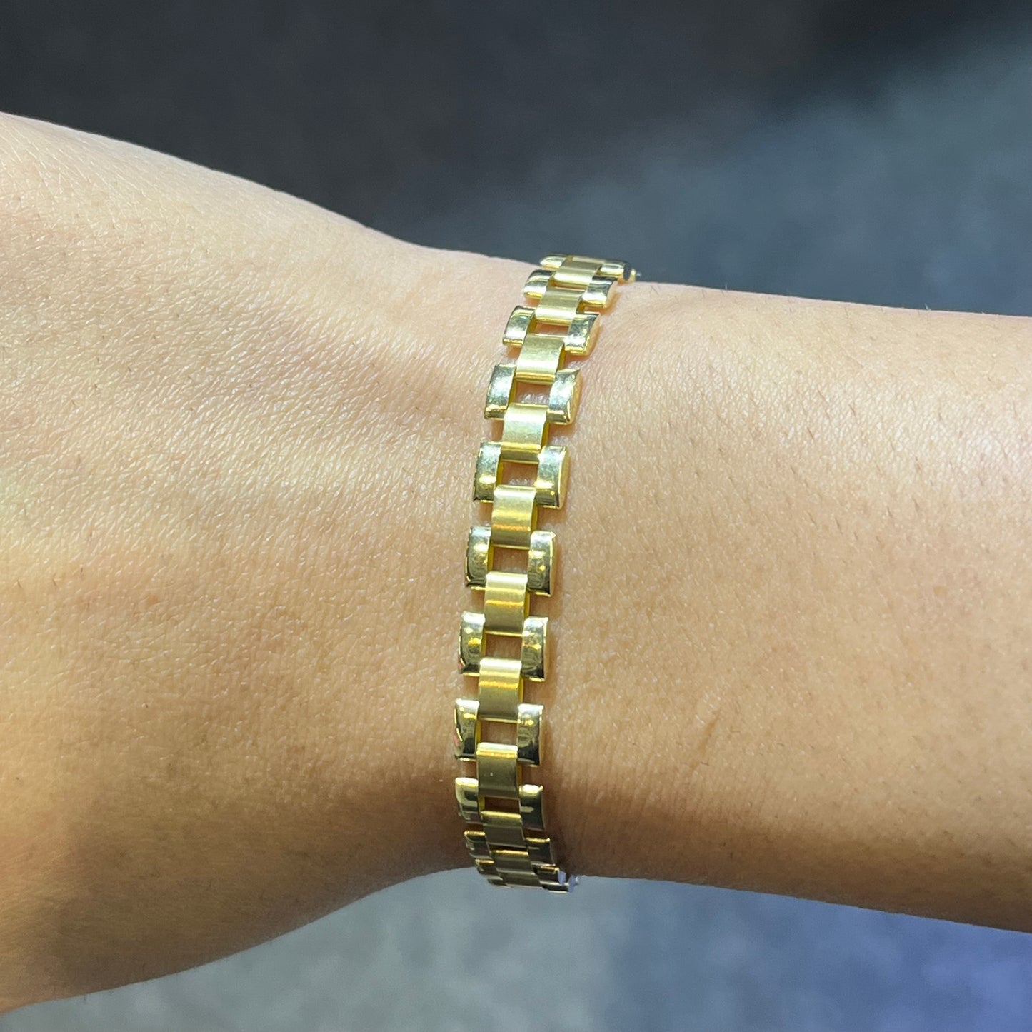 14K Gold 7mm RX Bracelet