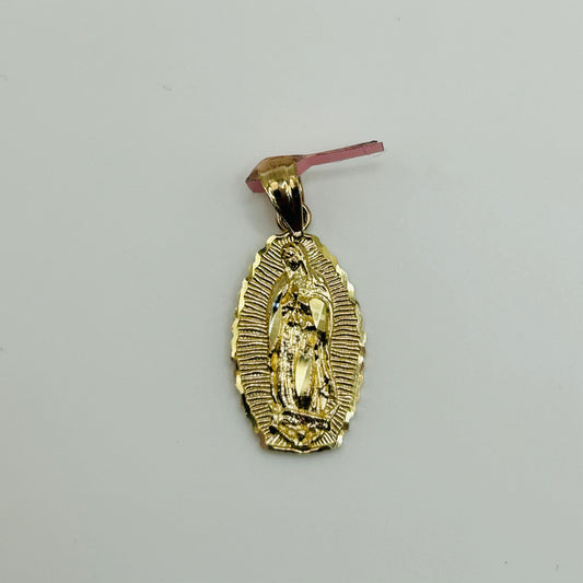 14K Gold Virgin Mary Charm (small)