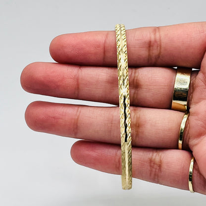 14K GOLD BANGLE 3