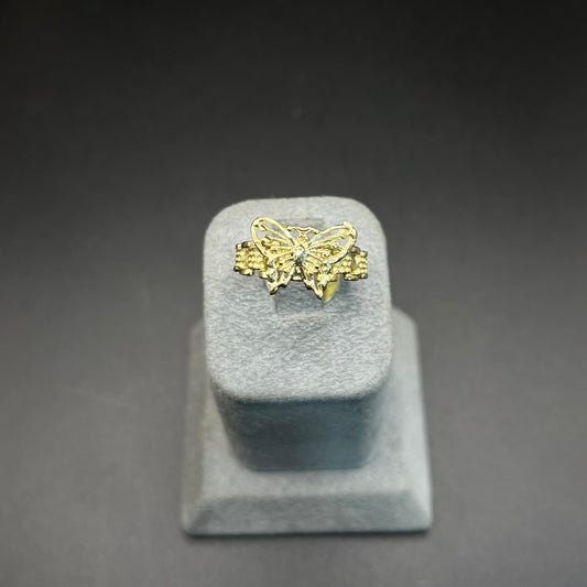 10K Gold RX Butterfly Ring