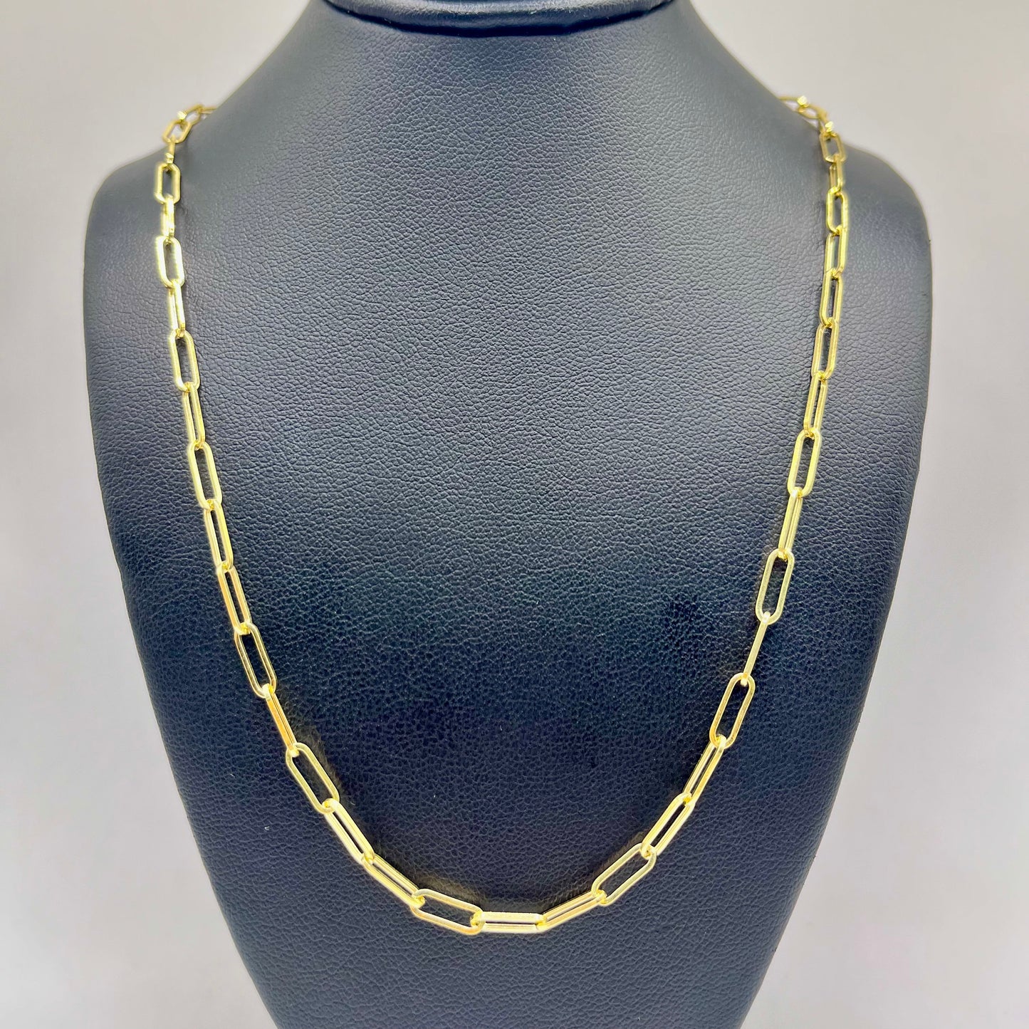 14K Paperclip chain (3mm)