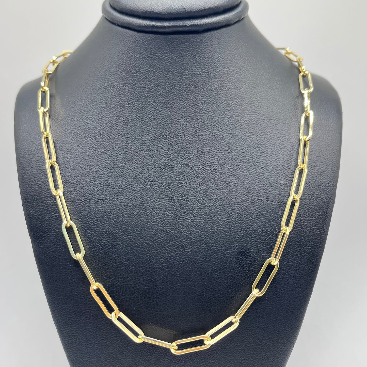 14K Paperclip chain (4.5mm)