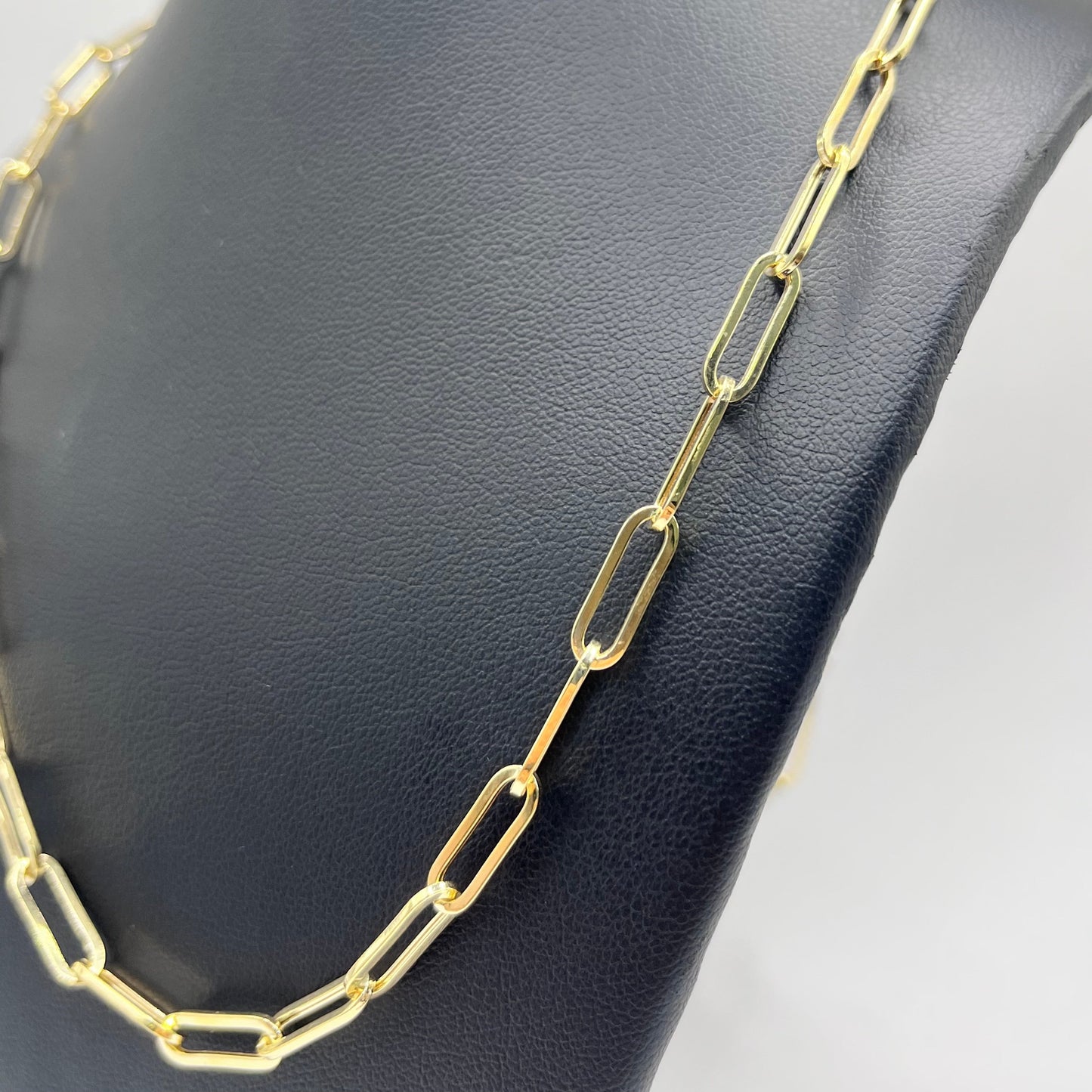 14K Gold Paperclip Chain | Width: 4.5mm