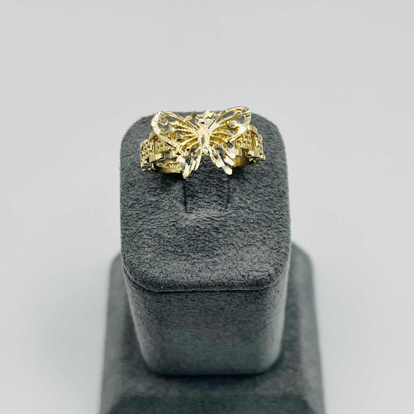 10K Gold RX Butterfly Ring