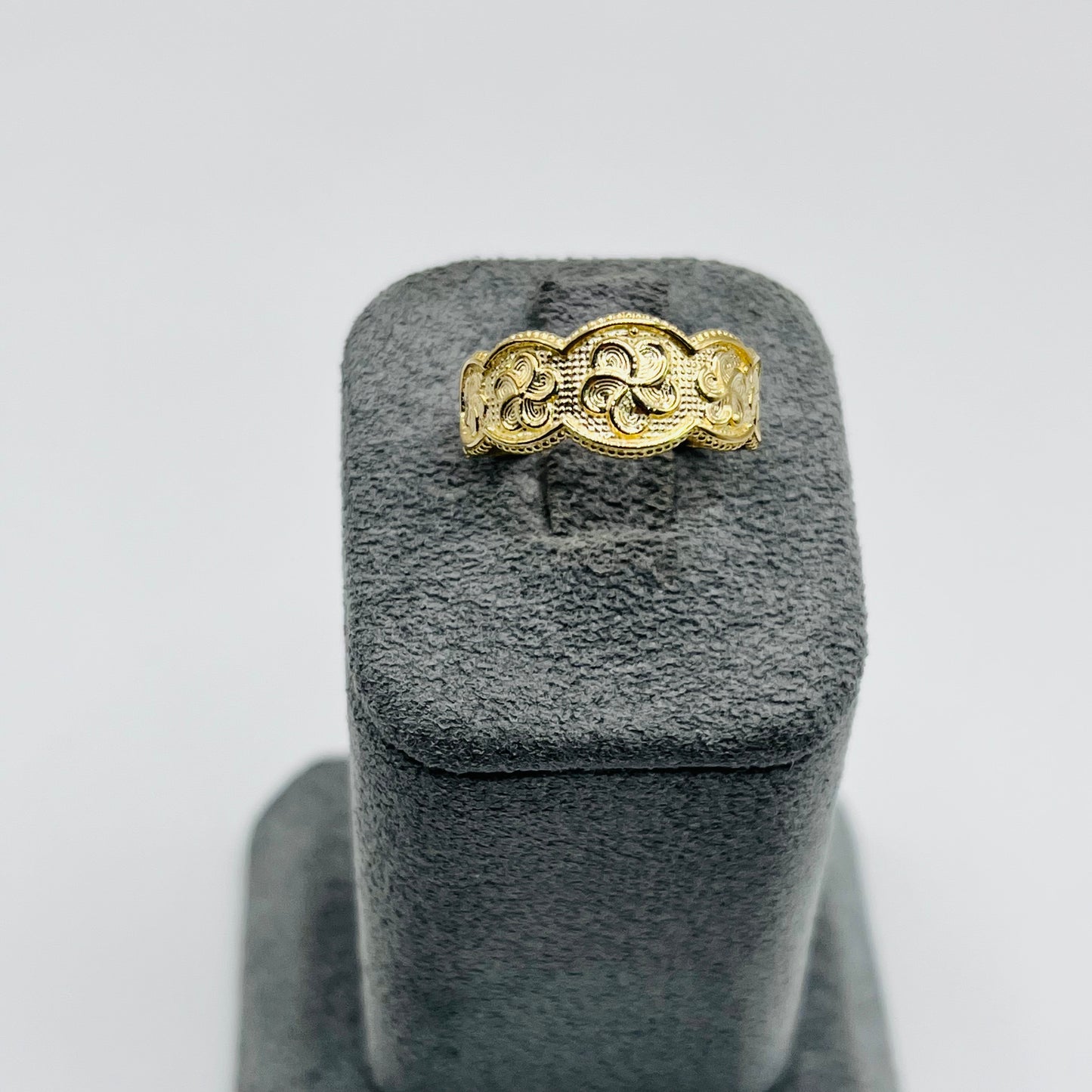 10K Gold Flower Toe Ring