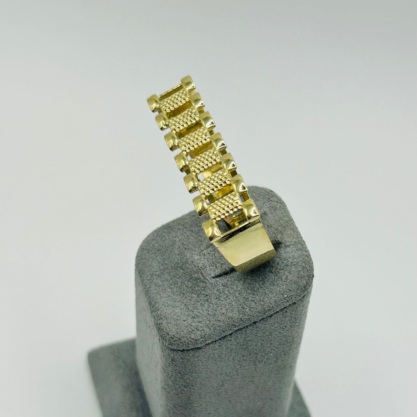 10K Gold Two Finger RX Ring | Width: 9.5mm