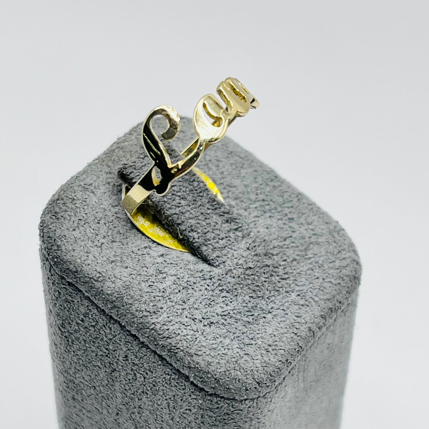 10K Gold LOVE Ring