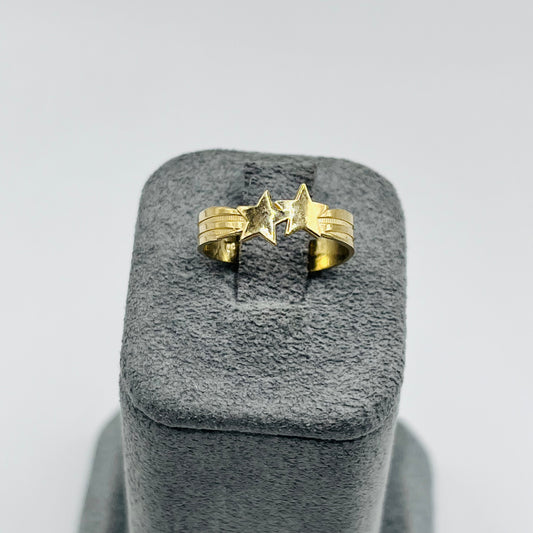 10K Gold Star Toe Ring