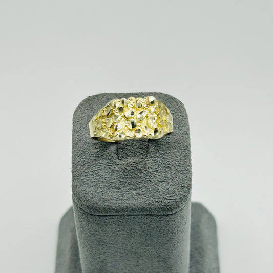 10K Gold Classic Nugget Ring (10mm)