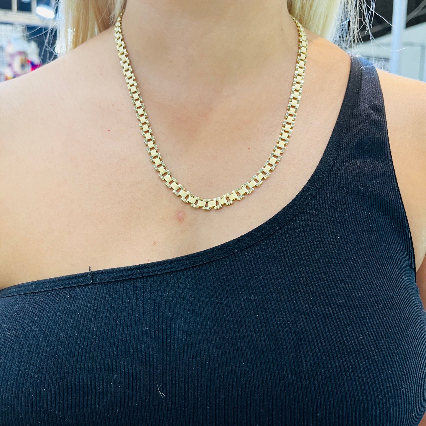 10K Gold 6mm Premium RX style Chain