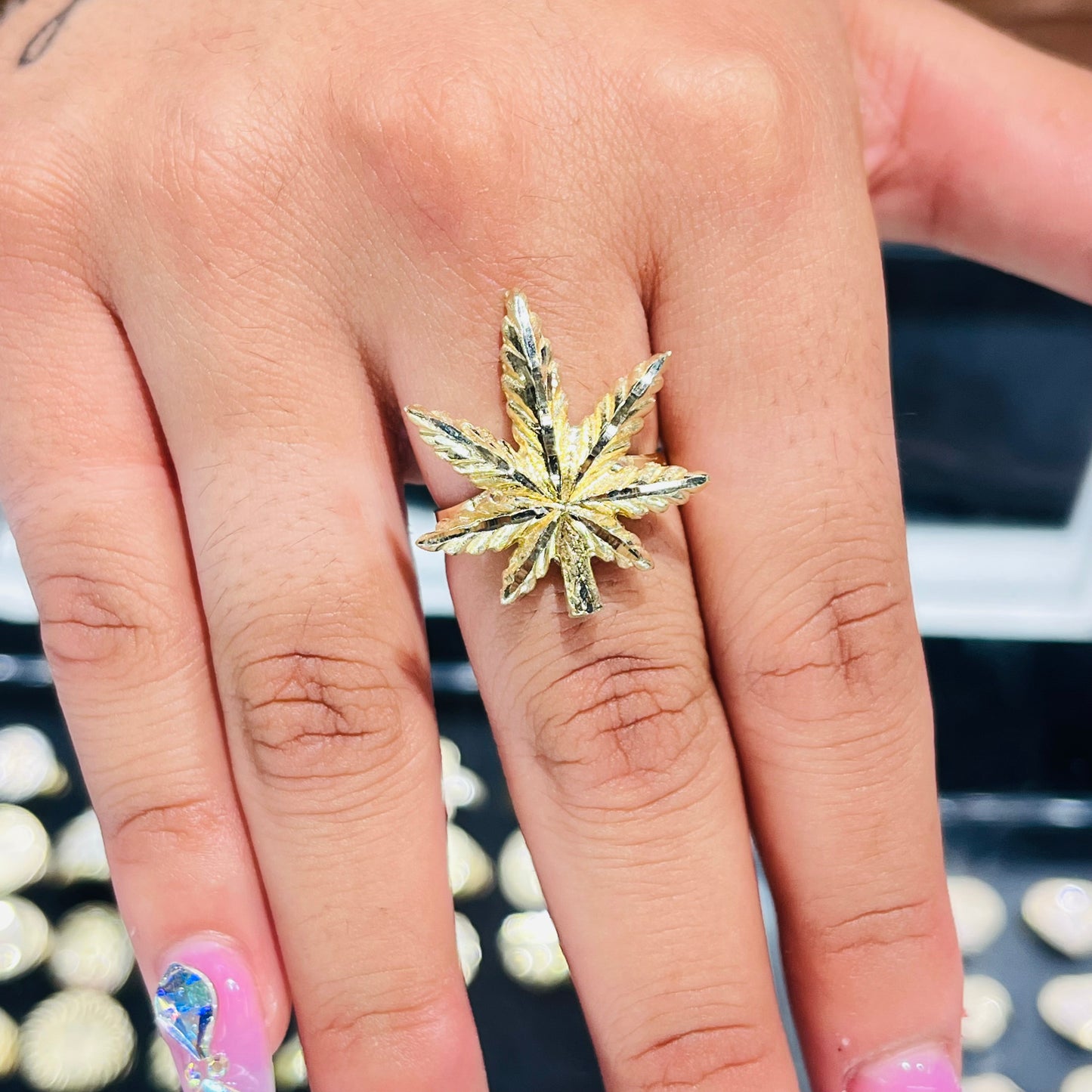 10K Gold Mary Jane Ring