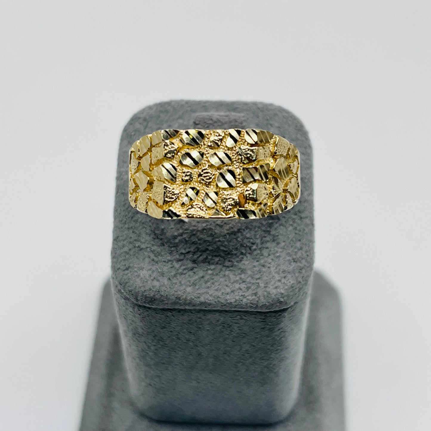 14K Men's Nugget Ring