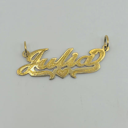 10K GOLD Fancy Single Nameplate (custom)