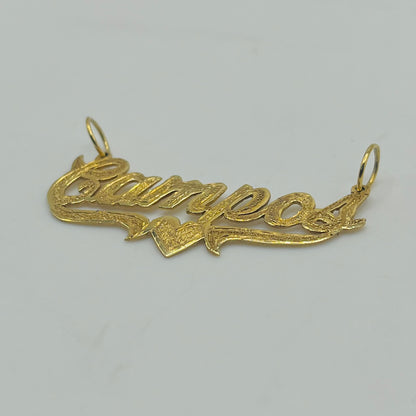 14K GOLD Fancy Single Nameplate (custom)