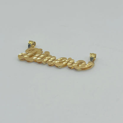 10K Gold Double Nameplate (custom)