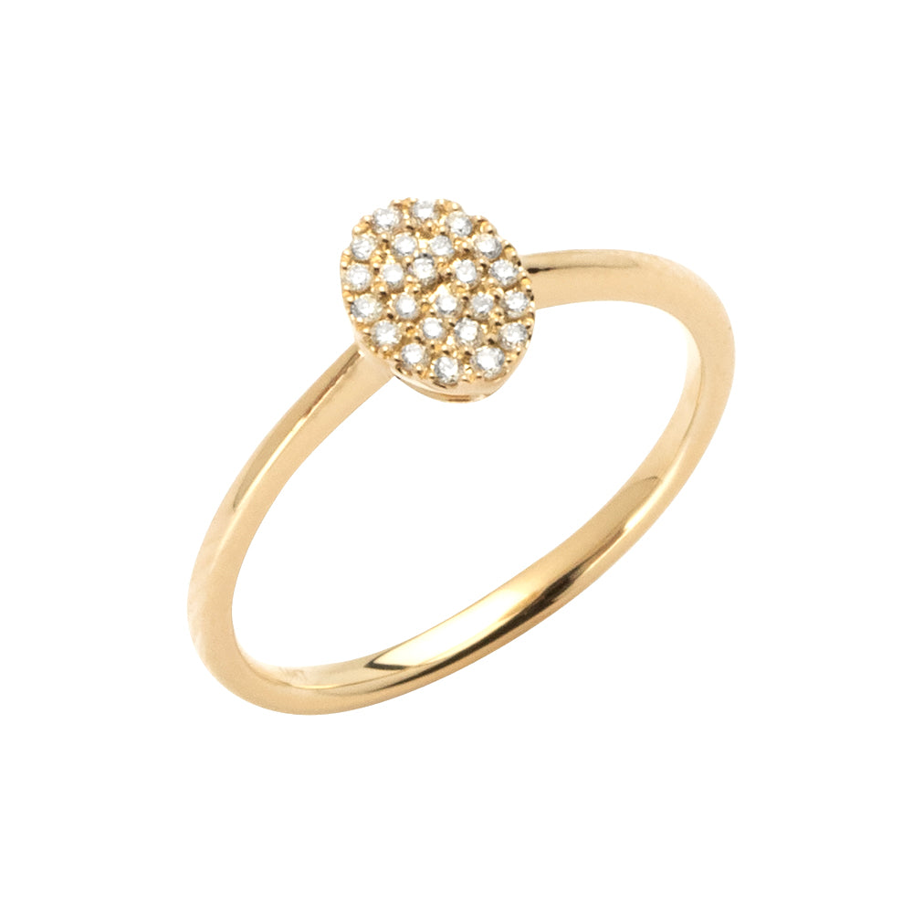 14k Gold Natural Diamond Evermore Ring
