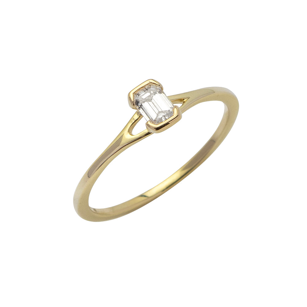 14k Gold Natural Diamond Seraphine Ring