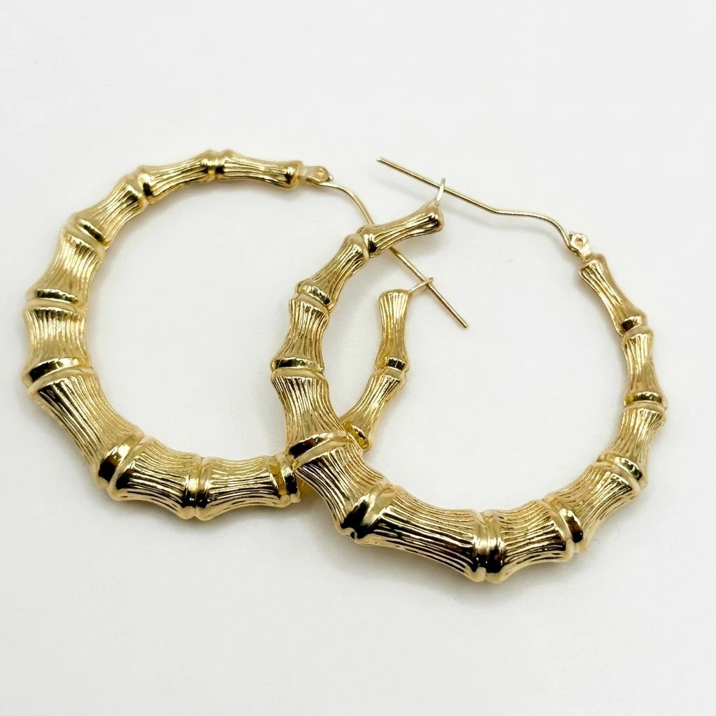 Hoop Earrings — Studio - Clean | Generated by Modelize