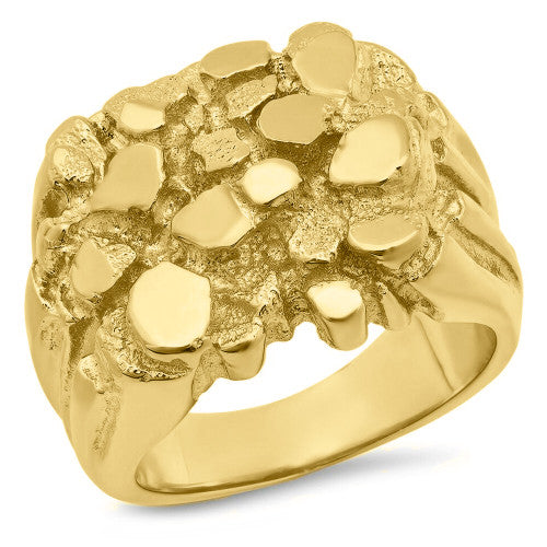 10K Gold Nugget Ring